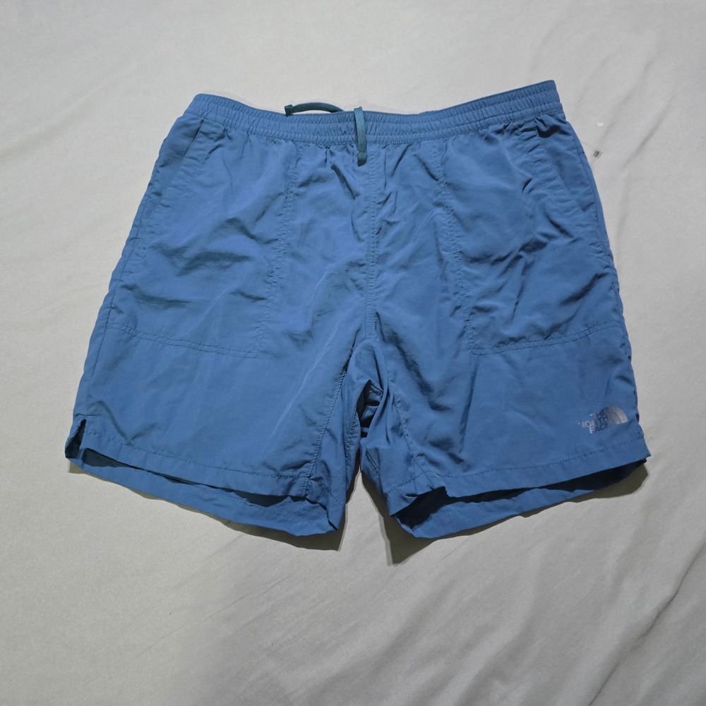The North Face Shorts Mens Large Blue Nylon Mesh Lined Hiking Trail